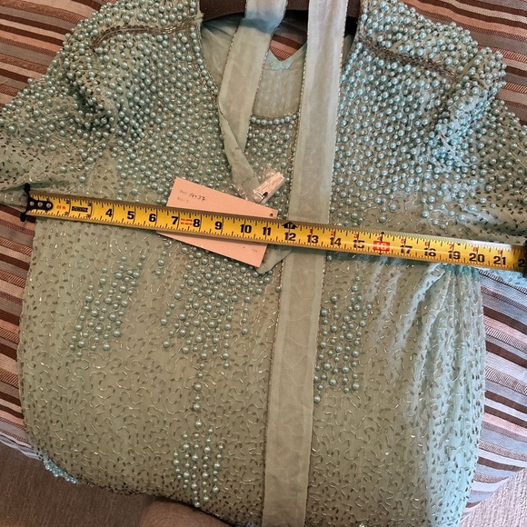 Judith Ann Creations Spectacular  Beaded Dress Size S 100% Silk Vintage NWT - Picture 10 of 11